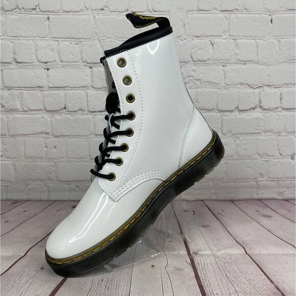 Dr. Martens 1460 Zavala Patent Leather Combat Boots Mens Size 8/Women’s Size 9 - Picture 4 of 10